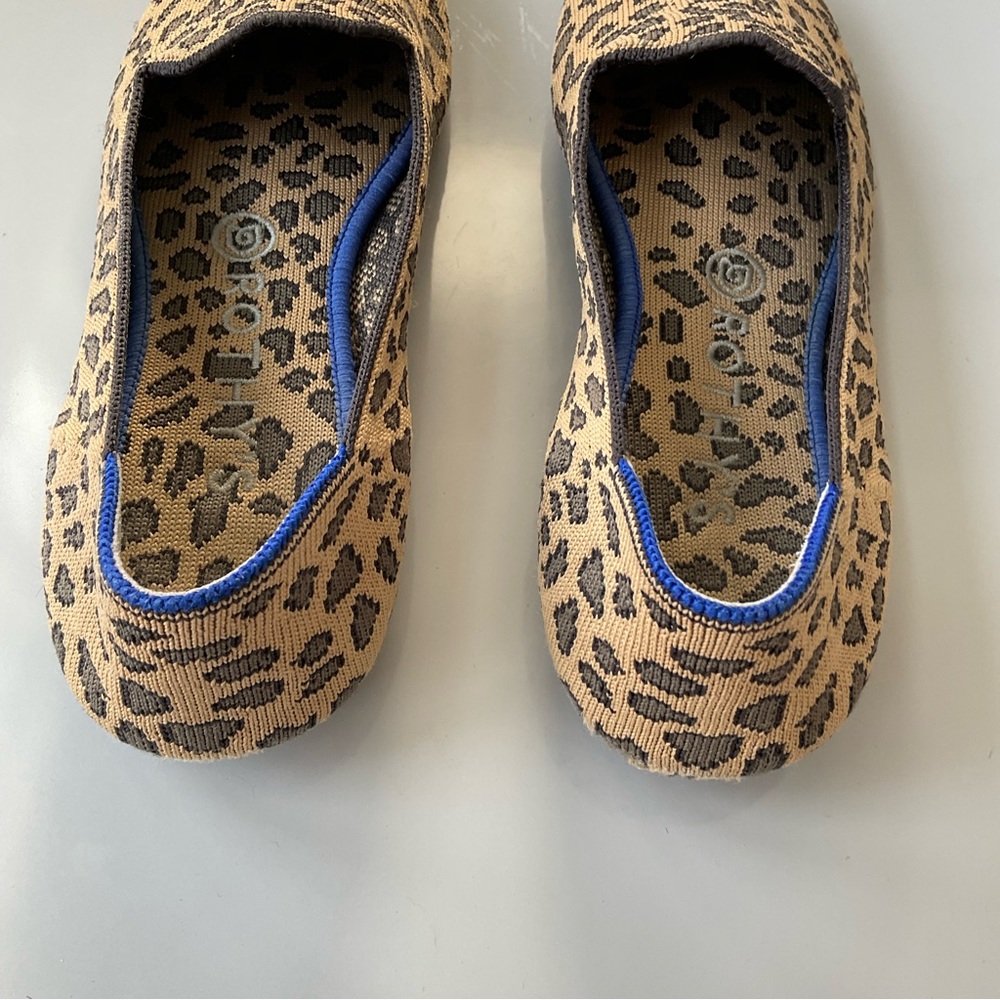 Rothy’s Leopard Print Flats. New In Box. - image 7
